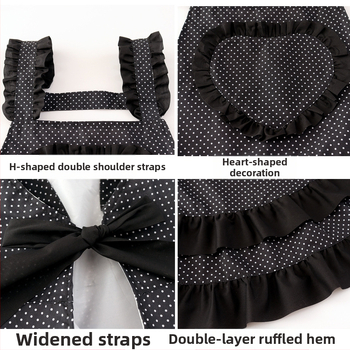 Kaihude Безръкавна престилка - водоустойчива, маслоустойчива, петноустойчива, корейски стил за кухнята