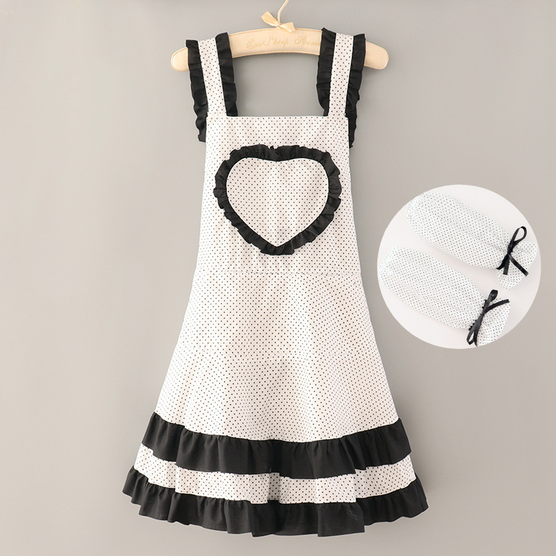 Kaihude Безръкавна престилка - водоустойчива, маслоустойчива, петноустойчива, корейски стил за кухнята