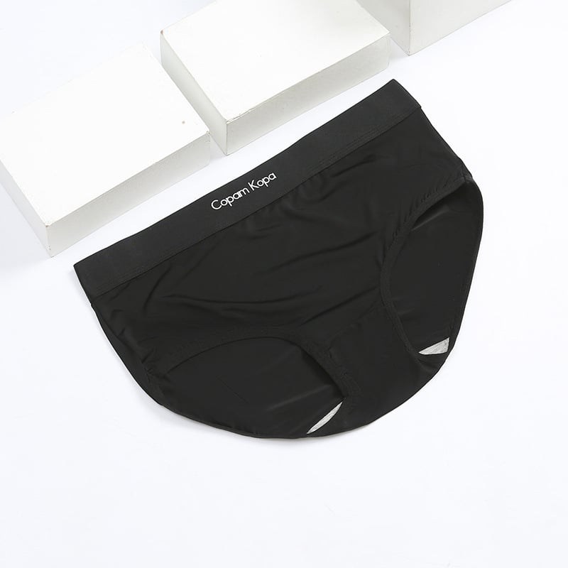 Dámske spodné nohavičky z Ice Silk, stredný pás, priedušné, 80–90% polyester, viskózna podšívka v rozkroku