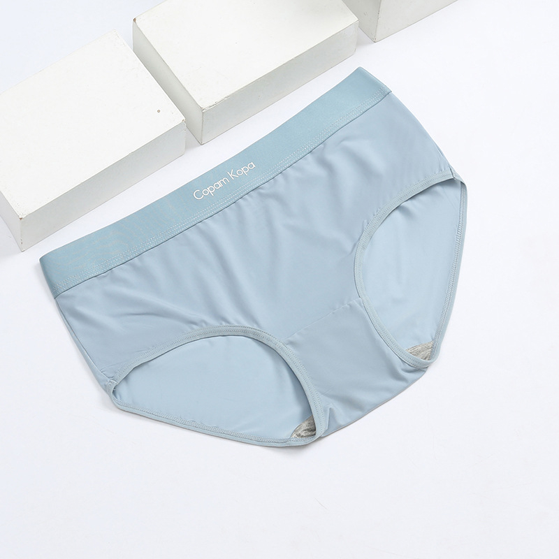 Dámske spodné nohavičky z Ice Silk, stredný pás, priedušné, 80–90% polyester, viskózna podšívka v rozkroku