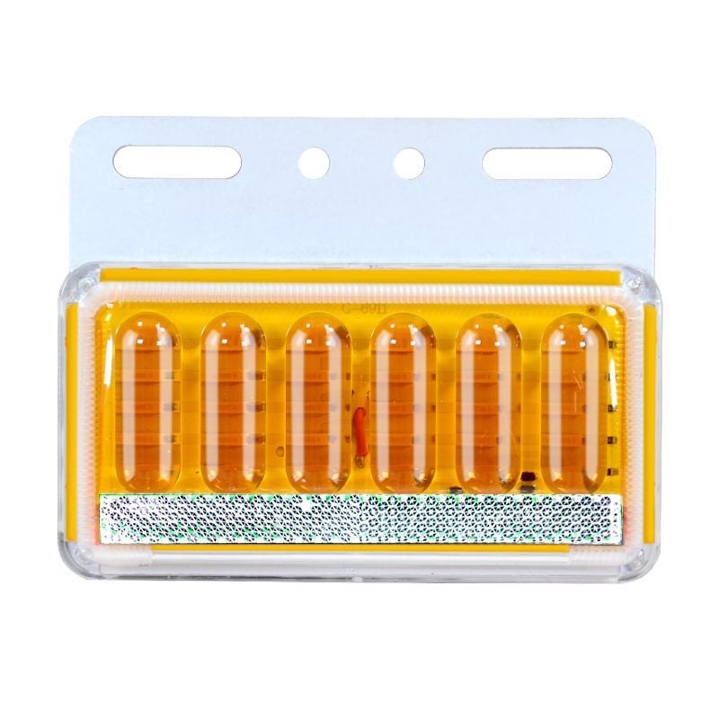 LED bočné svetlo pre nákladné auto, nepremokavé, 8W, 12/24V, 6D vylepšený model