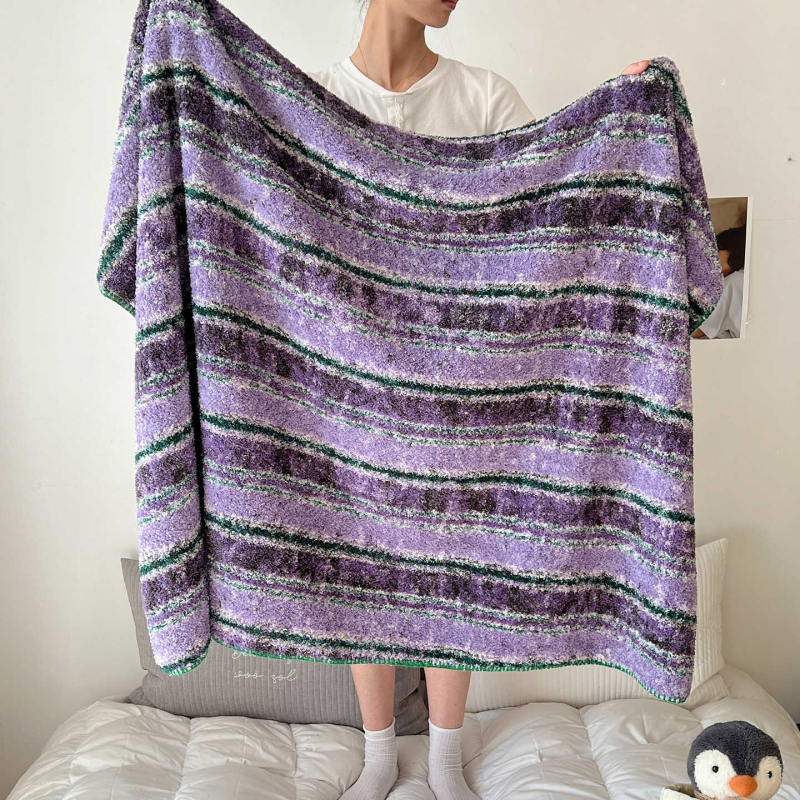 Pătură din fleece, stil Nordic, modele cărouri și graffiti, pentru toate sezoanele, greutate 300–500 g