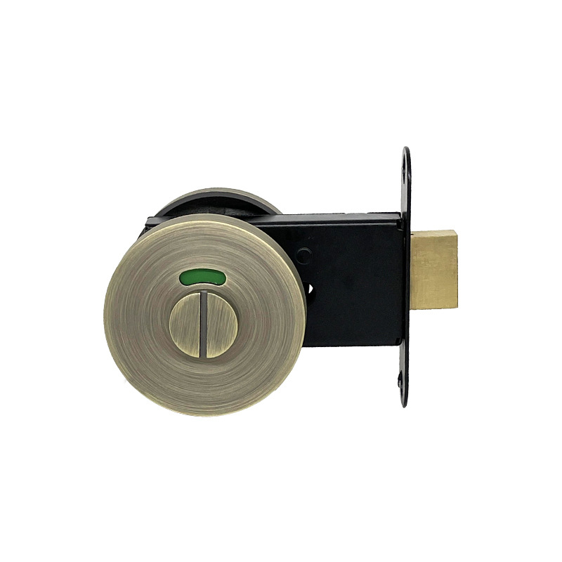 Încuietoare cu indicator din aliaj de zinc pentru ușa de separare a toaletei, model DQ805, panou de comutare