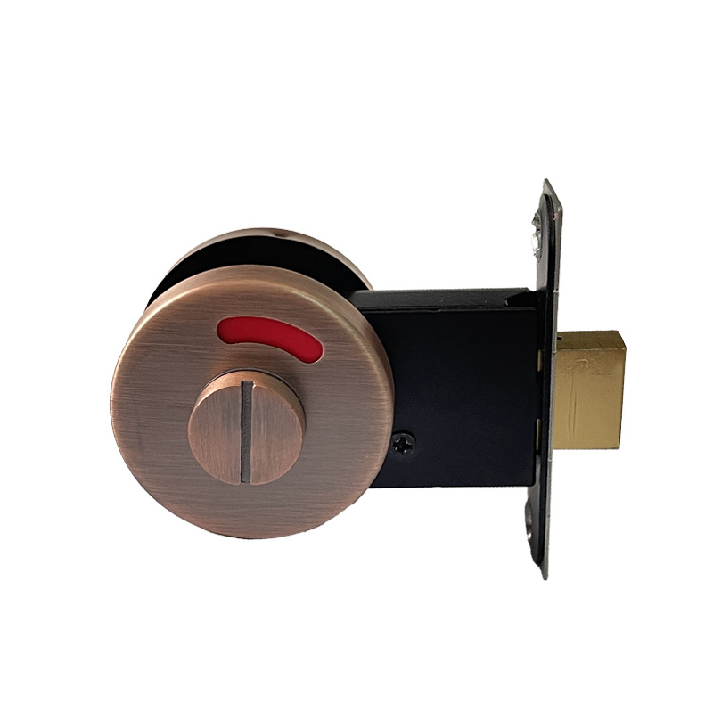 Încuietoare cu indicator din aliaj de zinc pentru ușa de separare a toaletei, model DQ805, panou de comutare