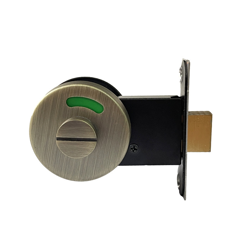 Încuietoare cu indicator din aliaj de zinc pentru ușa de separare a toaletei, model DQ805, panou de comutare