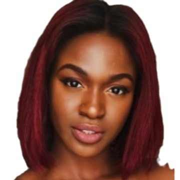 Gradiens rövid paróka teljes fejfedővel, hőálló rostokból, rövid egyenes fazon hosszú frufral, festhető vagy göndöríthető.