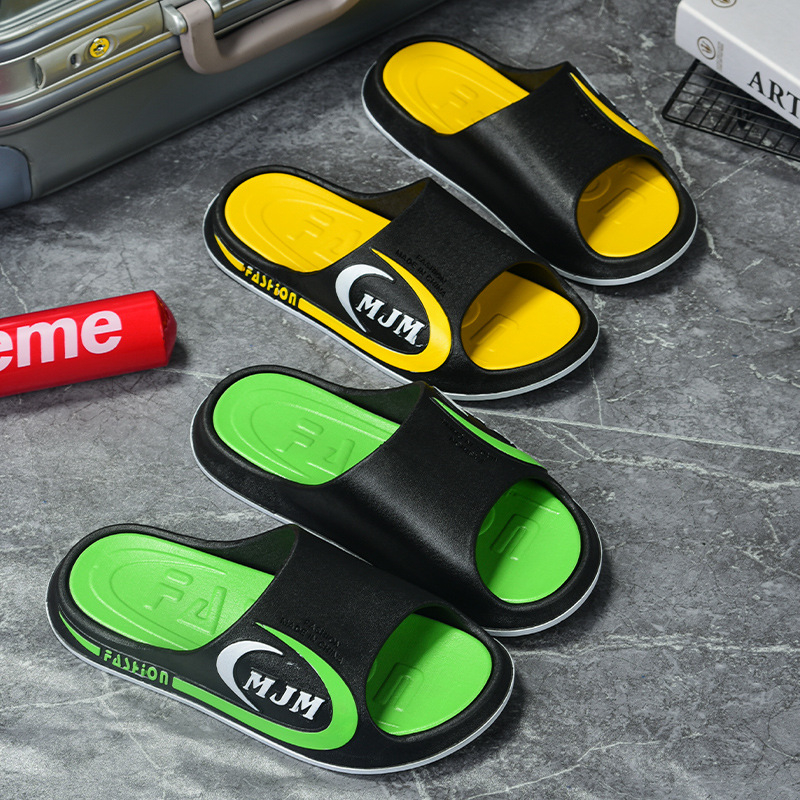 Ανδρικές παντόφλες flip-flop με παχύ επάνω μέρος από PVC και ενισχυμένη PVC σόλα, αντιολισθητικές, για εσωτερική και εξωτερική χρήση