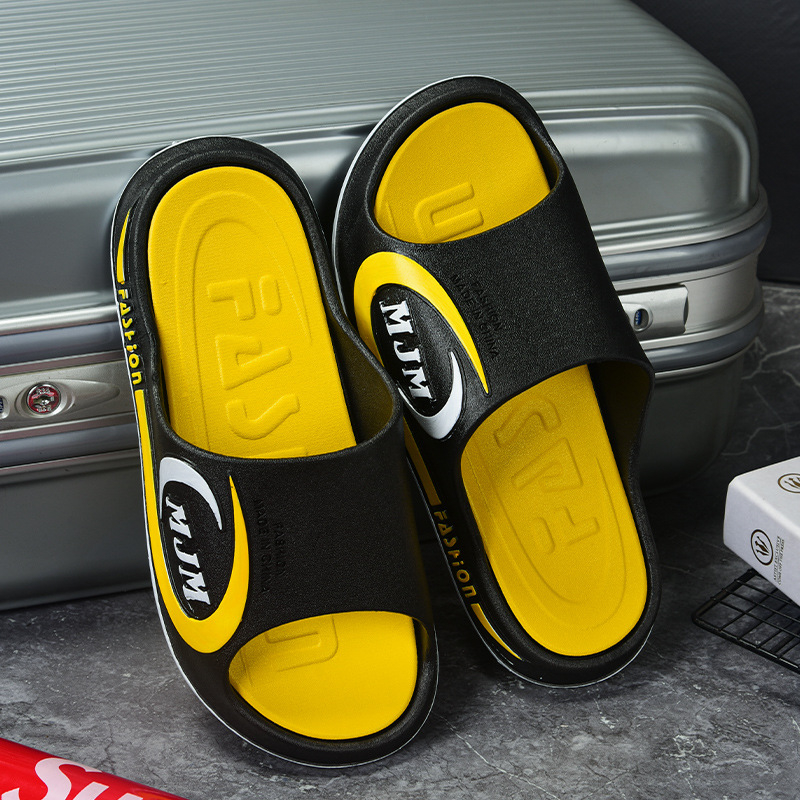 Ανδρικές παντόφλες flip-flop με παχύ επάνω μέρος από PVC και ενισχυμένη PVC σόλα, αντιολισθητικές, για εσωτερική και εξωτερική χρήση