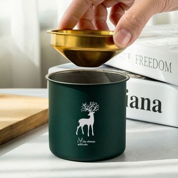 Пепелник от неръждаема стомана с воронков дизайн, устойчив на вятър, печат на лого, персонализиране