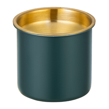 Пепелник от неръждаема стомана с воронков дизайн, устойчив на вятър, печат на лого, персонализиране