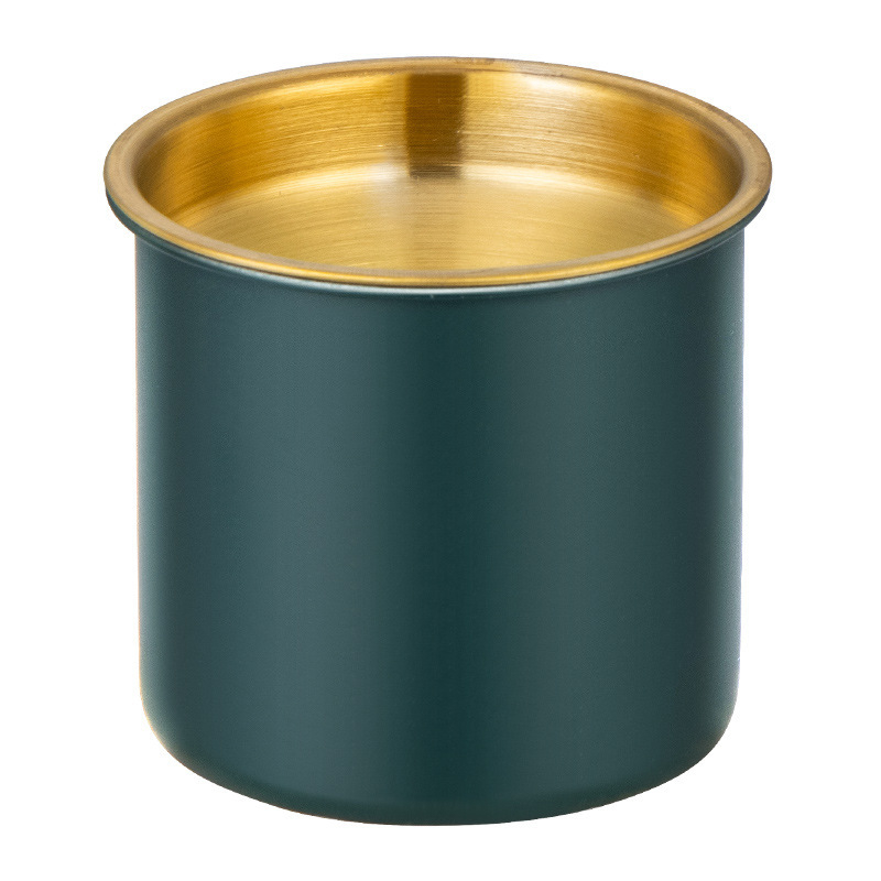 Пепелник от неръждаема стомана с воронков дизайн, устойчив на вятър, печат на лого, персонализиране