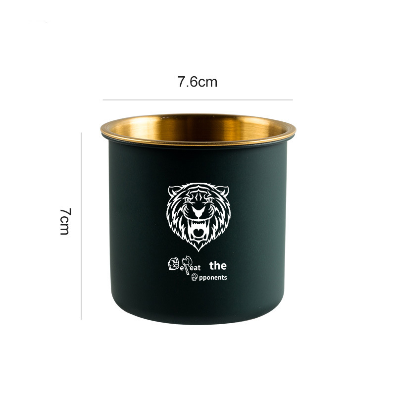 Пепелник от неръждаема стомана с воронков дизайн, устойчив на вятър, печат на лого, персонализиране