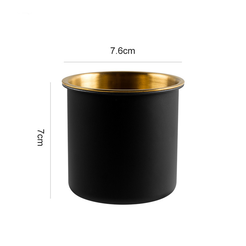 Пепелник от неръждаема стомана с воронков дизайн, устойчив на вятър, печат на лого, персонализиране