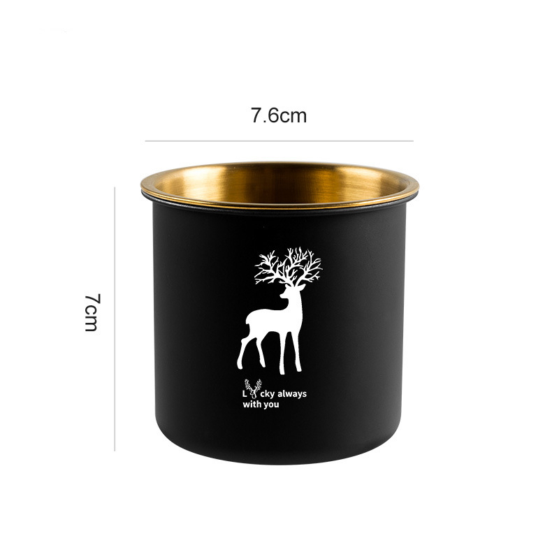 Пепелник от неръждаема стомана с воронков дизайн, устойчив на вятър, печат на лого, персонализиране