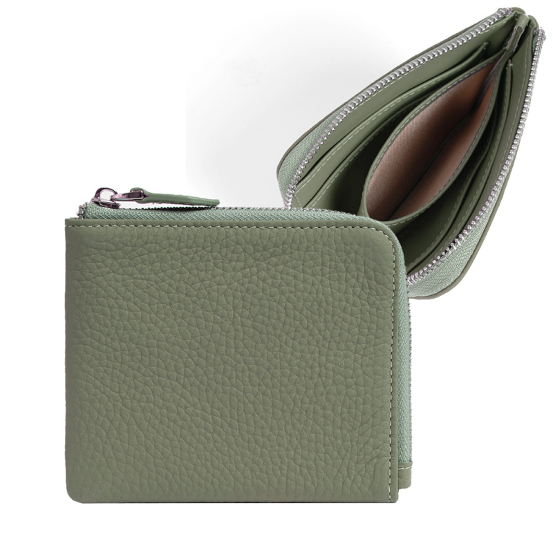 Férfi japán stílusú pénztárca valódi bőrből, RFID védelemmel, ultra vékony dizájn, több kártyatartó és nagy kapacitás