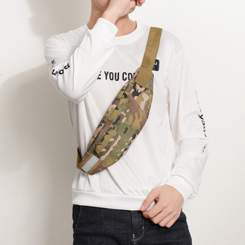 Ανδρική καμουφλαρισμένη τσάντα στήθους, Oxford ύφασμα, αδιάβροχη και ανθεκτική στη φθορά, επένδυση πολυεστέρα, μοντέλο 1198#