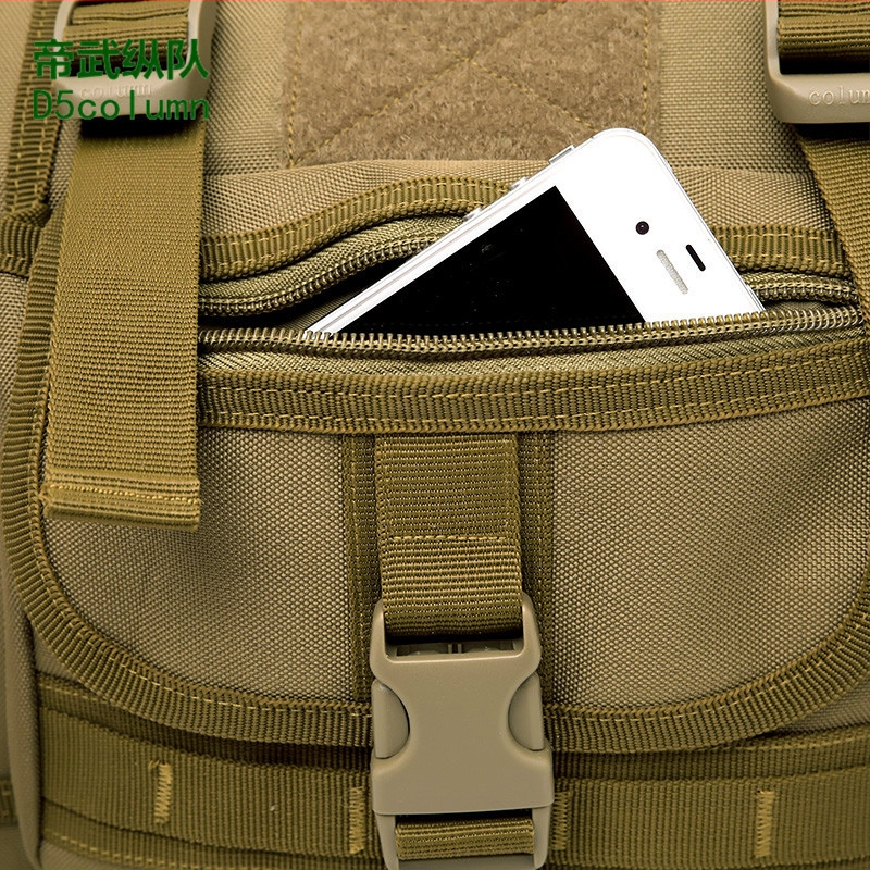 Férfi kamuflázs keresztpántos oldaltáska — Nylon, Digitális kamuflázs, Márka Imperial Column/D5column, Modell 1021