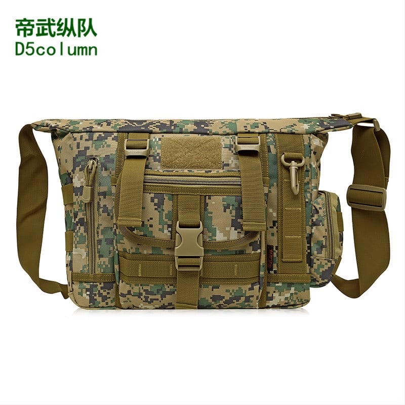 Férfi kamuflázs keresztpántos oldaltáska — Nylon, Digitális kamuflázs, Márka Imperial Column/D5column, Modell 1021