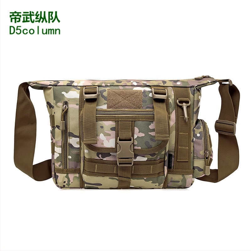 Férfi kamuflázs keresztpántos oldaltáska — Nylon, Digitális kamuflázs, Márka Imperial Column/D5column, Modell 1021