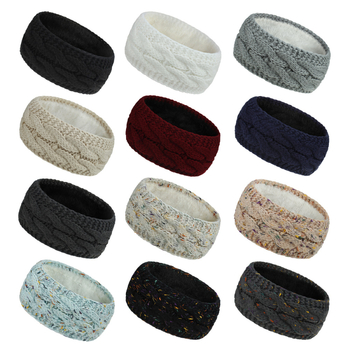 Xia Domi Ženska čelenka od tkanine s flis podstavom, model MXFD190 Twist Velvet Hair Band
