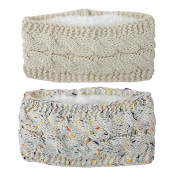 Xia Domi Ženska čelenka od tkanine s flis podstavom, model MXFD190 Twist Velvet Hair Band