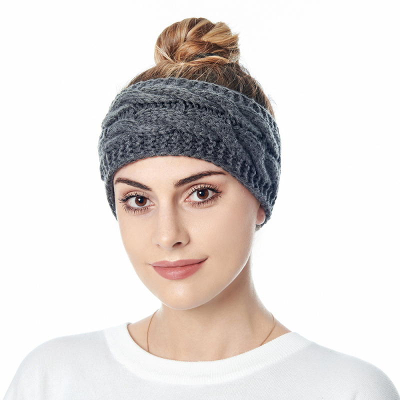 Xia Domi Ženska čelenka od tkanine s flis podstavom, model MXFD190 Twist Velvet Hair Band