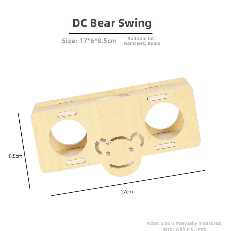 Plus Card Drevený domček pre škrečky s platformou a lezeckým rebríkom