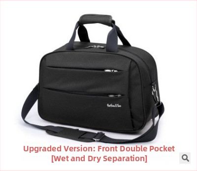 Cestovná taška z Oxfordu, objem 36–55 L, otváranie na zips, teleskopická rukoväť, jedna ramenná popruh, vnútorné vrecká pre notebook a fotoaparát