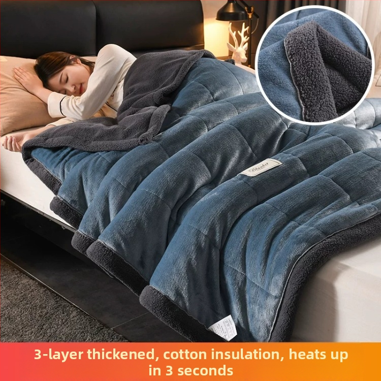 Pătură coral fleece din poliester, unicolor, 300–500 g, pentru toate sezoanele (Poliester • 300–500 g • Unicolor • Pentru toate sezoanele)