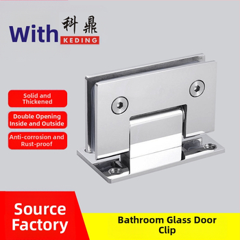 Rozsdamentes acél zuhanyajtó zsanér – 90° hegesztett csukló, 304 rozsdamentes acél, felületi permetezés, márka Keding