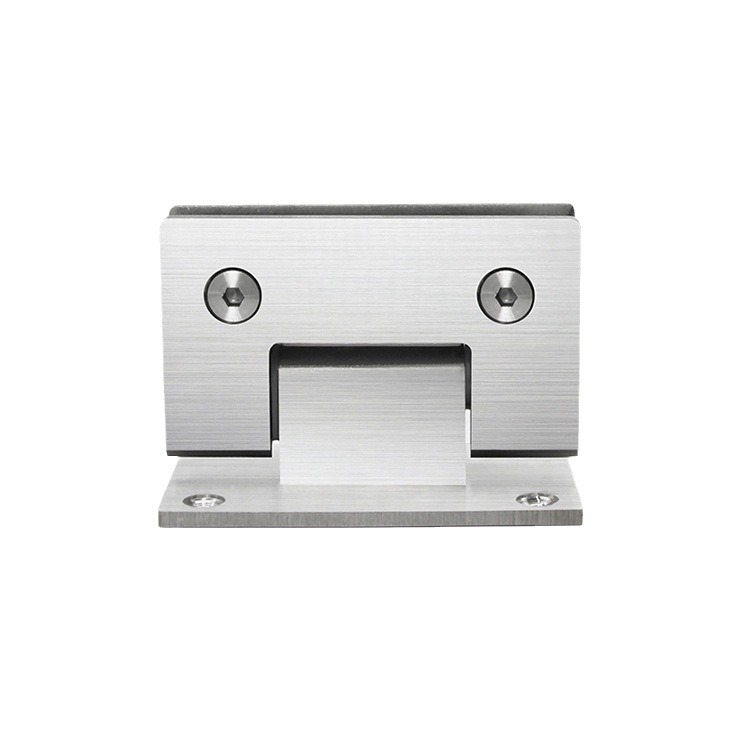 Rozsdamentes acél zuhanyajtó zsanér – 90° hegesztett csukló, 304 rozsdamentes acél, felületi permetezés, márka Keding