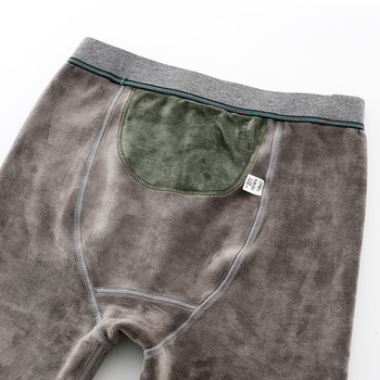 Pantaloni termici de iarnă pentru bărbați, trei straturi, căptușiți cu fleece, fără cusături, extra groși 501–600 g/m²