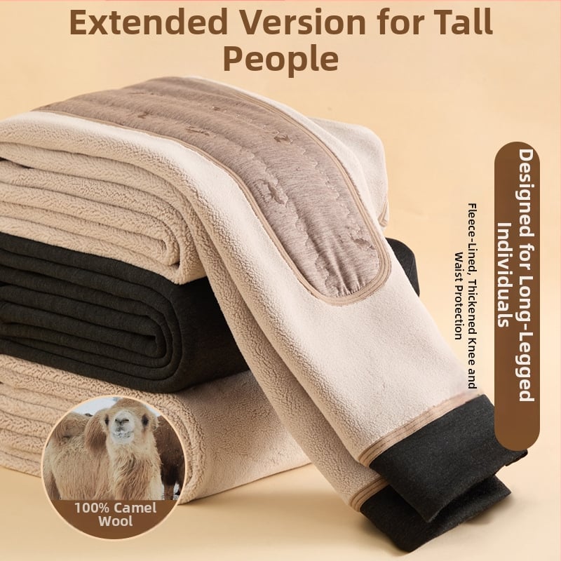 Pantaloni termici de iarnă pentru bărbați, trei straturi, căptușiți cu fleece, fără cusături, extra groși 501–600 g/m²