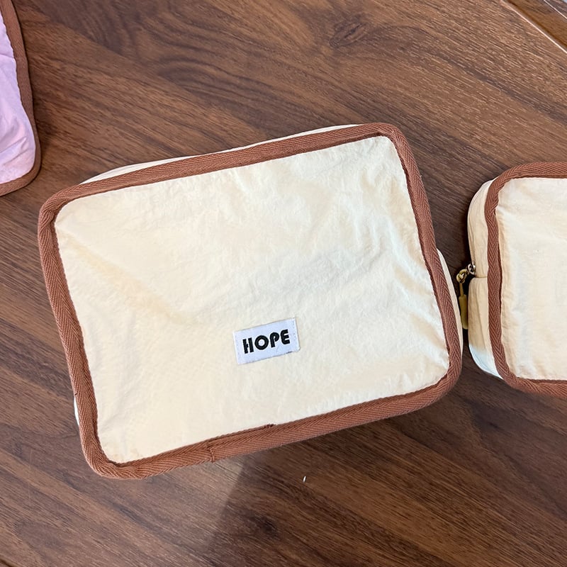 Geantă cosmetică din nylon, stil urban minimalist, geantă mică pătrată, organizator cosmetic de voiaj portabil, lansare vara 2025