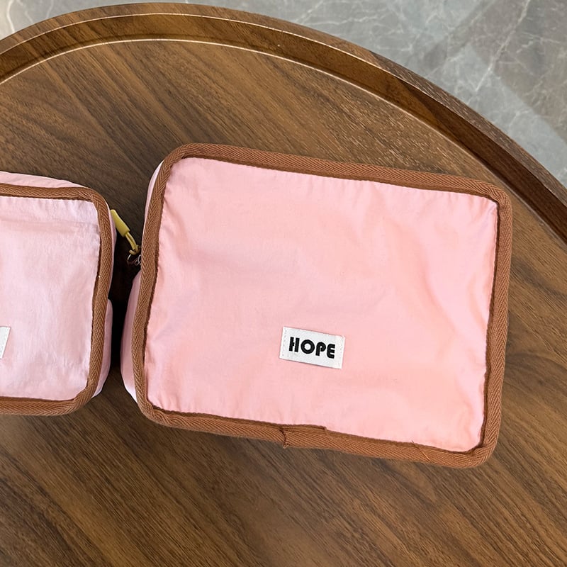 Geantă cosmetică din nylon, stil urban minimalist, geantă mică pătrată, organizator cosmetic de voiaj portabil, lansare vara 2025