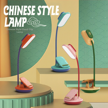 Φωτιστικό γραφείου με κλιπ, USB φόρτιση, ευφυής έλεγχος αφής, τρία επίπεδα φωτεινότητας