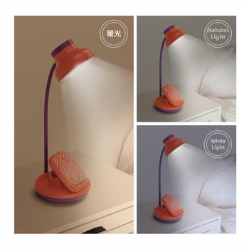 Φωτιστικό γραφείου με κλιπ, USB φόρτιση, ευφυής έλεγχος αφής, τρία επίπεδα φωτεινότητας