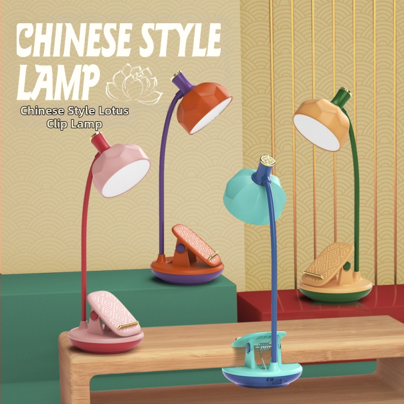 Φωτιστικό γραφείου με κλιπ, USB φόρτιση, ευφυής έλεγχος αφής, τρία επίπεδα φωτεινότητας