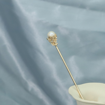 Accesorii pentru păr - agrafă cu perle, stil geometric simplu (Material: Perle; Stil: Simplu; Stilizare: Geometric; Ambalaj: Ambalaj independent)