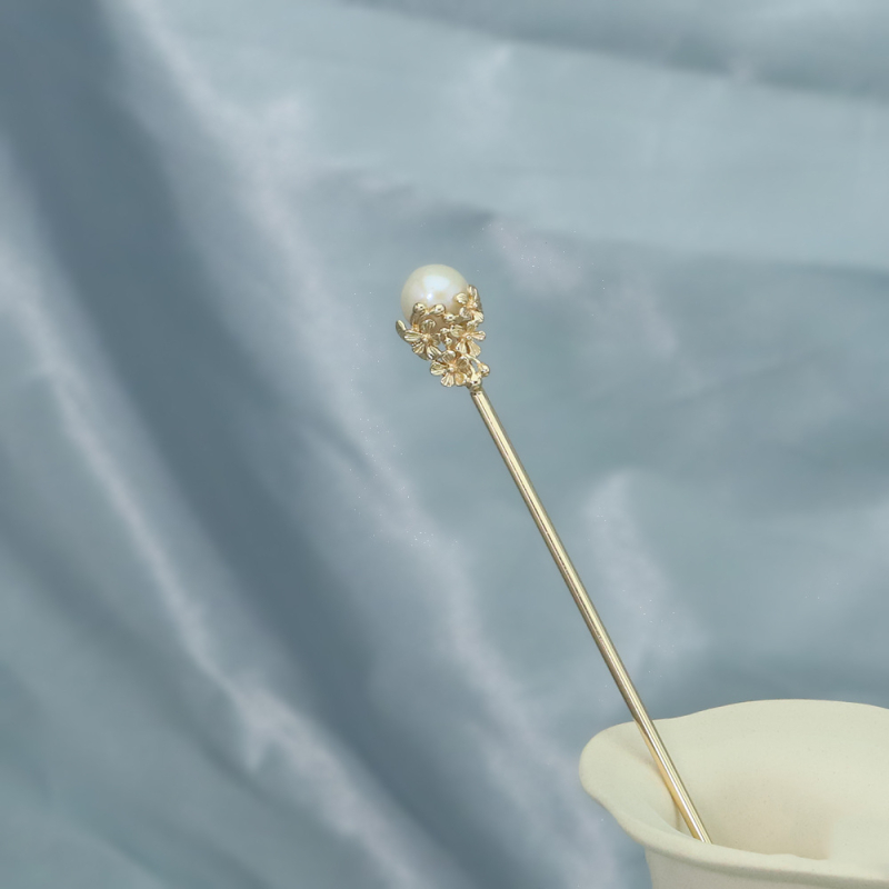 Accesorii pentru păr - agrafă cu perle, stil geometric simplu (Material: Perle; Stil: Simplu; Stilizare: Geometric; Ambalaj: Ambalaj independent)