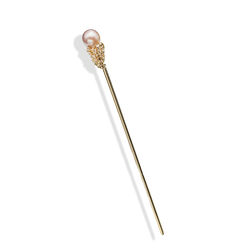 Accesorii pentru păr - agrafă cu perle, stil geometric simplu (Material: Perle; Stil: Simplu; Stilizare: Geometric; Ambalaj: Ambalaj independent)