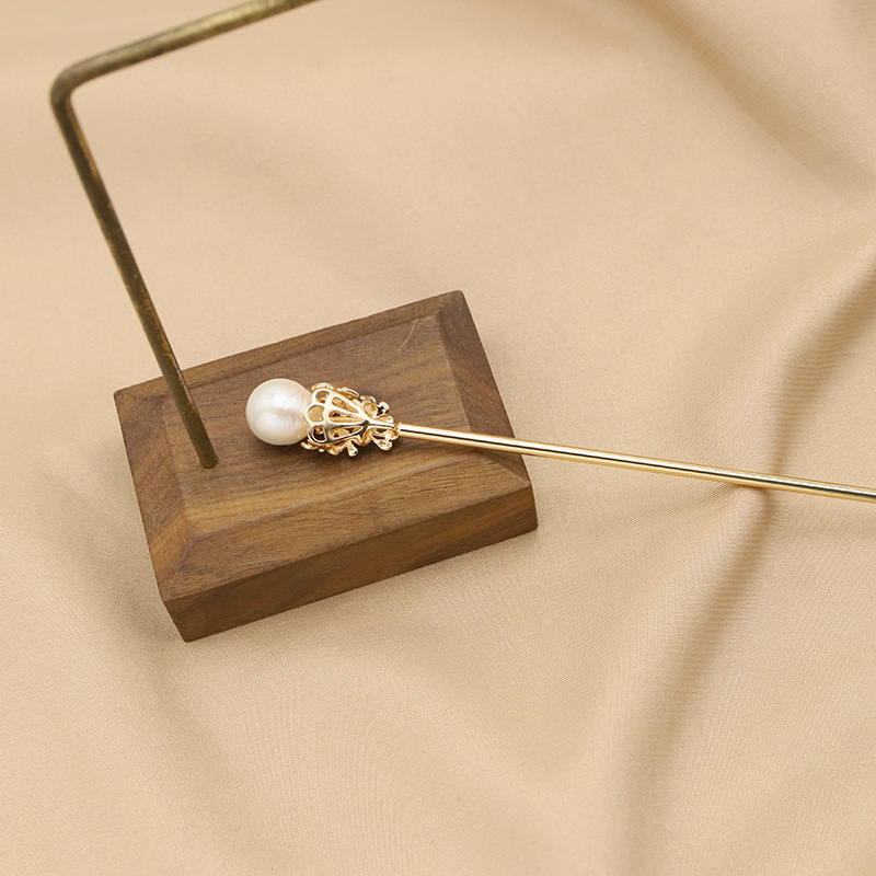 Accesorii pentru păr - agrafă cu perle, stil geometric simplu (Material: Perle; Stil: Simplu; Stilizare: Geometric; Ambalaj: Ambalaj independent)