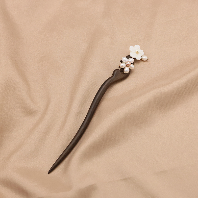 Accesorii pentru păr - agrafă cu perle, stil geometric simplu (Material: Perle; Stil: Simplu; Stilizare: Geometric; Ambalaj: Ambalaj independent)