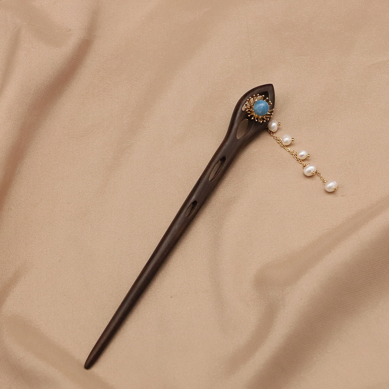 Accesorii pentru păr - agrafă cu perle, stil geometric simplu (Material: Perle; Stil: Simplu; Stilizare: Geometric; Ambalaj: Ambalaj independent)