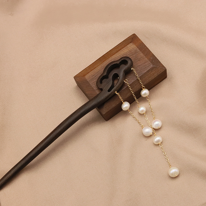 Accesorii pentru păr - agrafă cu perle, stil geometric simplu (Material: Perle; Stil: Simplu; Stilizare: Geometric; Ambalaj: Ambalaj independent)