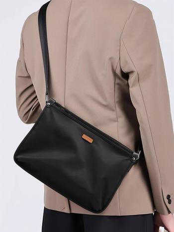 Ανδρική τσάντα ώμου από νάιλον 608, casual στυλ, 2024 Χειμώνας, κατάλληλη για ταξίδια αναψυχής