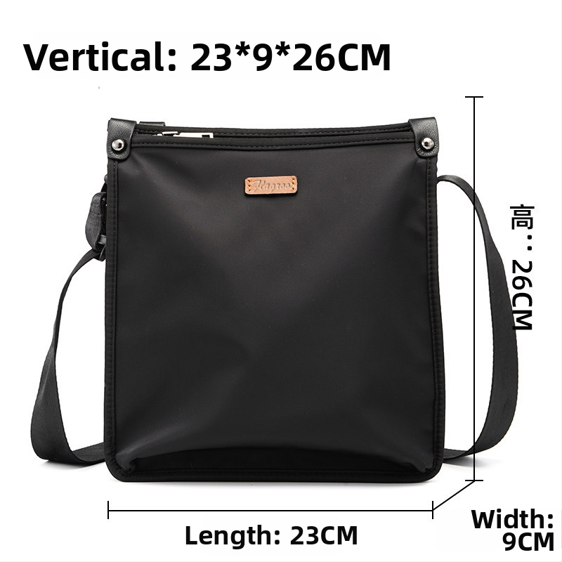 Ανδρική τσάντα ώμου από νάιλον 608, casual στυλ, 2024 Χειμώνας, κατάλληλη για ταξίδια αναψυχής