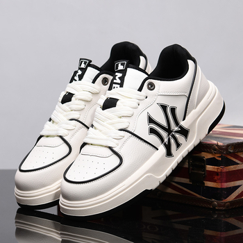 Ανδρικά αθλητικά με φαρδιά σόλα, επάνω μέρος από microfiber, PU σόλα, ύψος μέτριο 3-7 εκ, κορδόνια