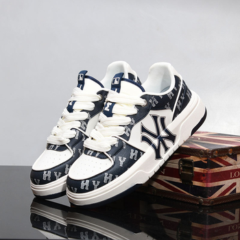 Ανδρικά αθλητικά με φαρδιά σόλα, επάνω μέρος από microfiber, PU σόλα, ύψος μέτριο 3-7 εκ, κορδόνια