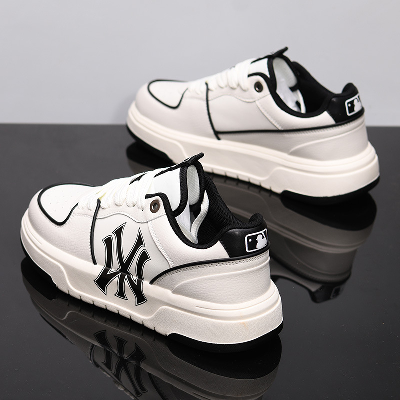 Ανδρικά αθλητικά με φαρδιά σόλα, επάνω μέρος από microfiber, PU σόλα, ύψος μέτριο 3-7 εκ, κορδόνια